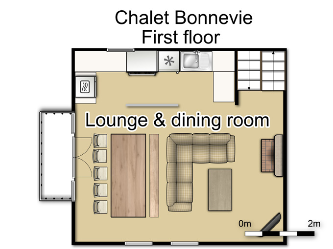 Chalet Bonnevie Val d’Isere Floor Plan 2